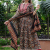 Floral Fusion Anarkali - A Symphony of Colors