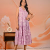 Lavender Bloom Tier Dress